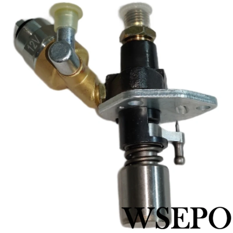 Qualidade Bomba de Injeção de Combustível com Solenóide para 192f 192fa 12hp Refrigerado a ar do Motor Diesel 7.5kw 8kw Peças Gerador