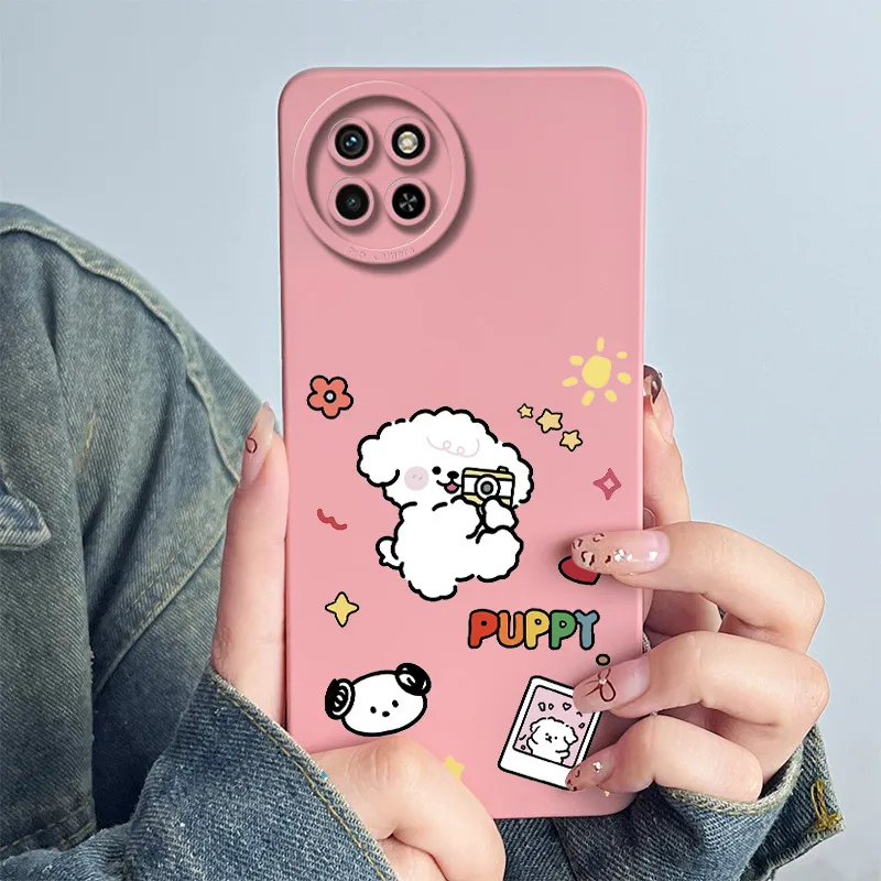 For Itel S23 Phone Case S665L Cover Soft Silicone Sweet Painted Shell Cartoon Funda Lovely Printed Protective Casing Coque