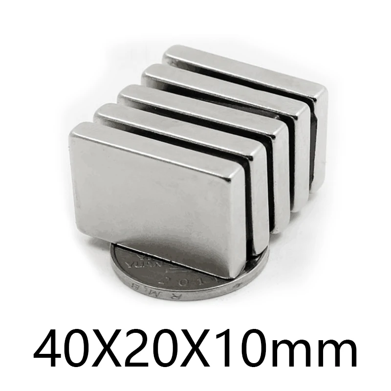 2-20 шт. неодимовые магниты NdFeB 40 х20х10 мм