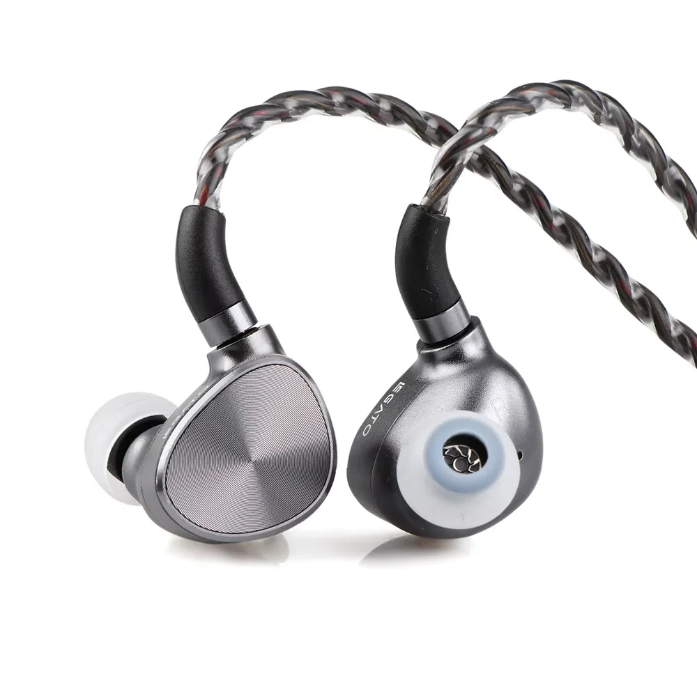 Фото 7 Гц Legato 2DD HiFi наушники-вкладыши с двойным динамическим драйвером IEM со съемным OCC 0,78 мм 2-контактным кабелем №2