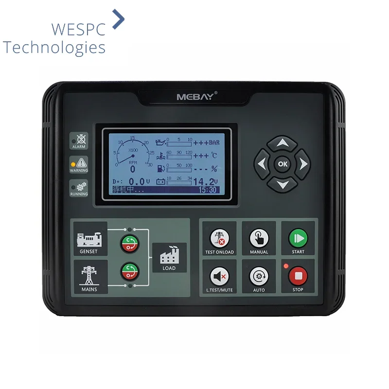 Mebay Original DC50D DC52D MK3 контроллер дизельного генератора AMF Панель управления