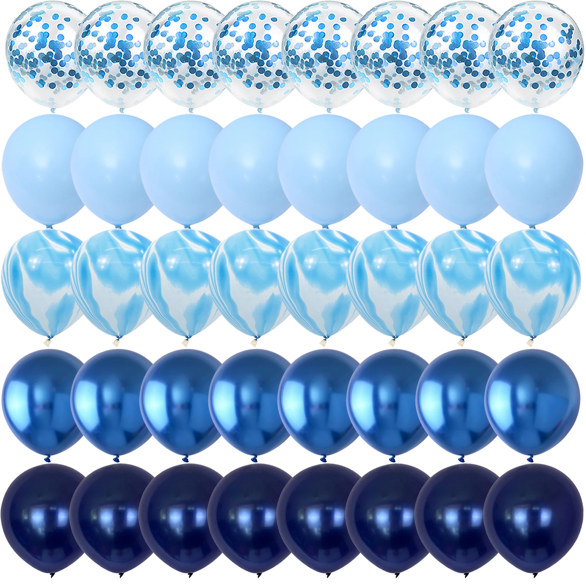 

Синие гелиевые шары Globos для открытия пола