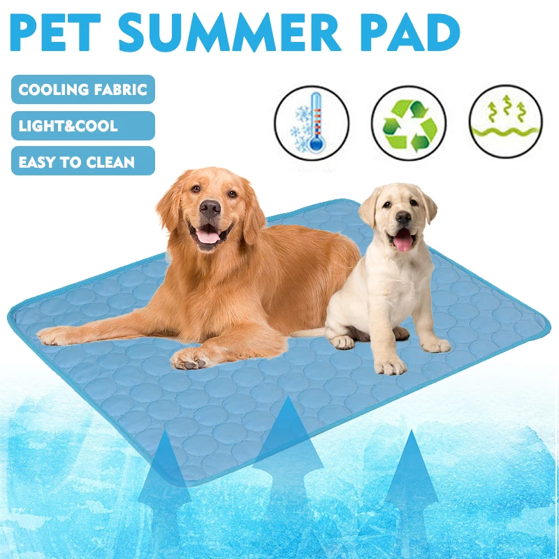 

Охлаждающий подстилка для домашних животных, крутая кровать, подстилка для обучения щенков, котят, летняя Лежанка для домашних животных, на...