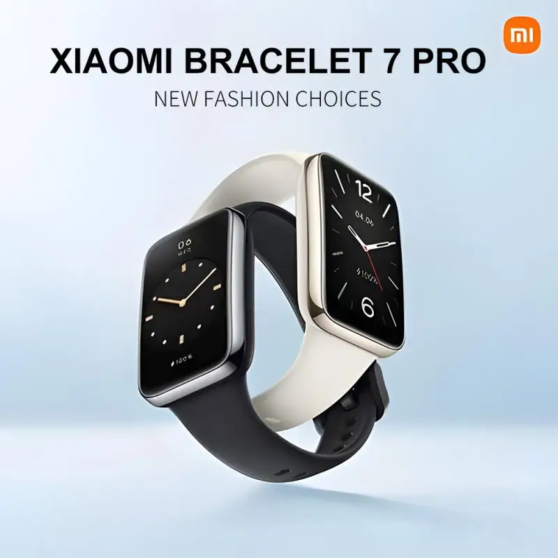 Новинка 2022 умный Браслет Xiaomi Mi Band 7 Pro полноцветный квадратный AMOLED дисплей