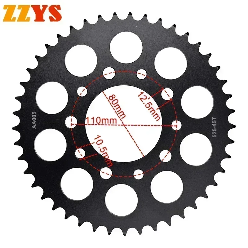 1 шт. задняя зубчатая Звездочка для Honda VLX400 VLX600 VT600 VT600C VT600CD Shadow Deluxe VLX 525 VT 400 600