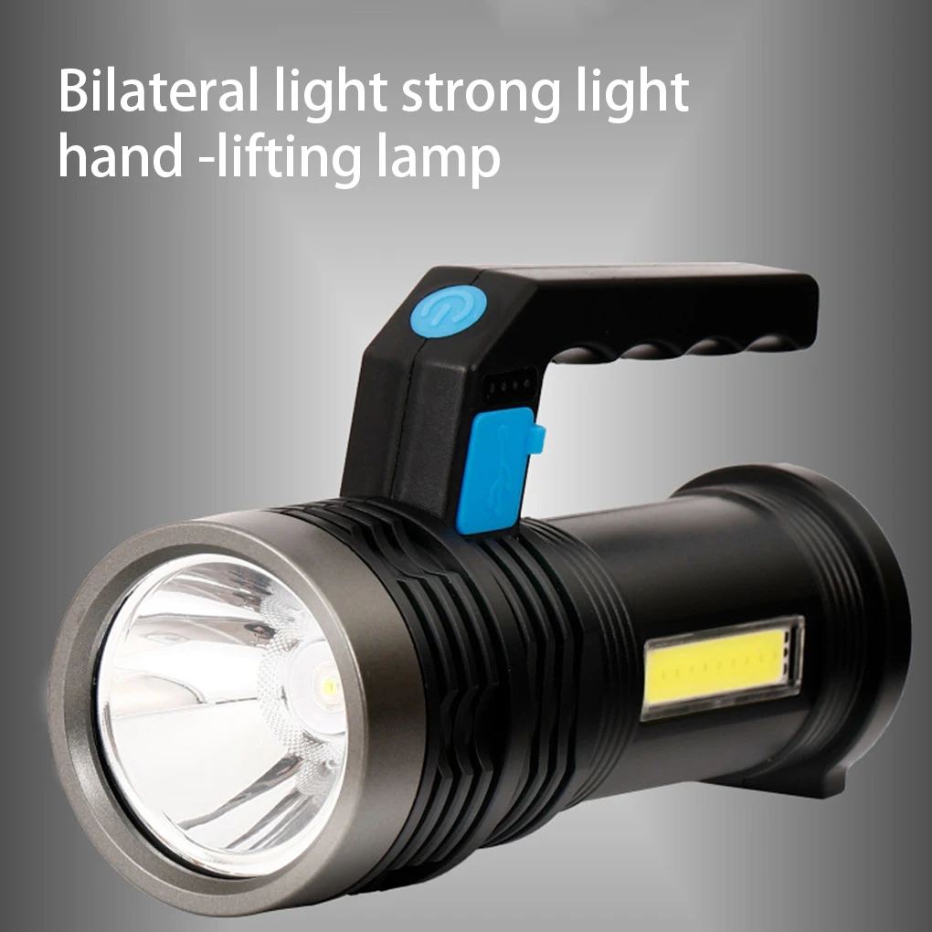 

Фонарик с аккумулятором, 4 режима, водонепроницаемый фонарь для ночной езды, кемпинга, рыбалки, скалолазания, экстренное освещение, лампа