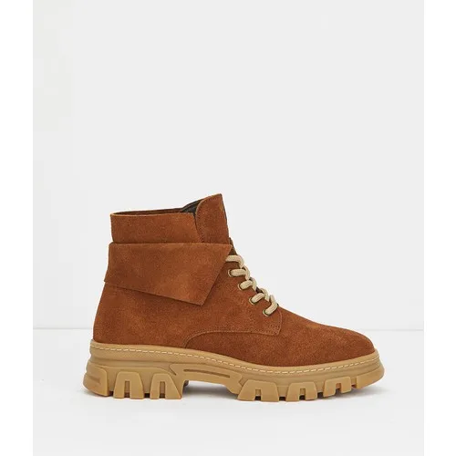 Замшевые женские сапоги Hush свободного покроя 2022