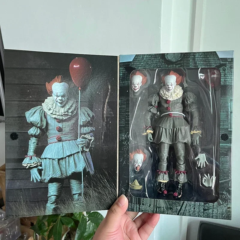 Экшн-фигурка NECA Pennywise Joker игрушечная кукла ужас Хэллоуин рождественский подарок 18
