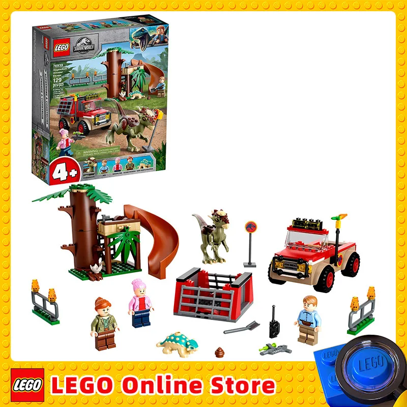 

LEGO Jurassic World Stygimoloch Dinosaur Escape 76939 Building Kit Cool Dinosaur Toy Playset for Kids Aged 4 and up (129 Pieces)