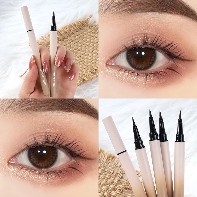 

Make Up Ink Black Eyeliner Liquid Pen Waterproof LongLasting 24h Smooth Eye Liner Easy To Wear Smudge-Proof Makeup Tool Cosmetic