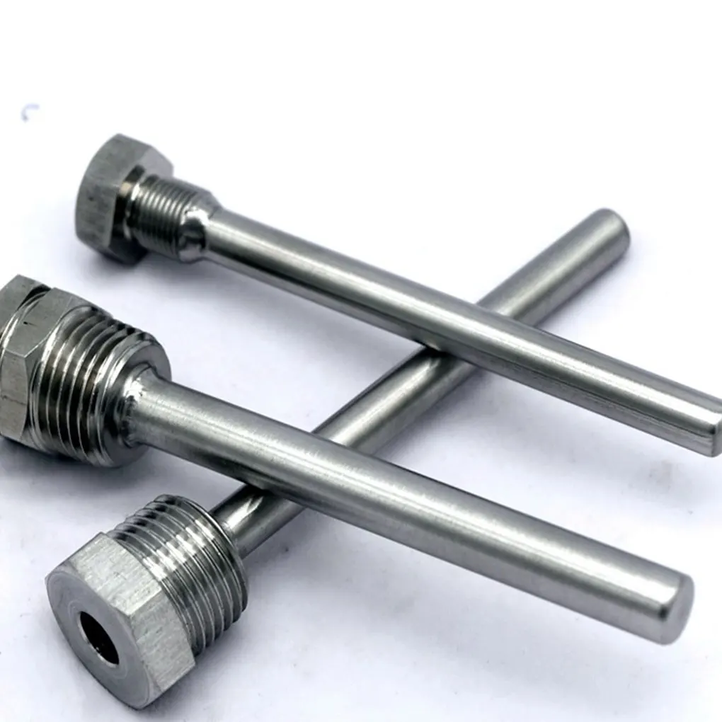 

2/3/5 резьба из нержавеющей стали Thermowell для точного измерения температуры, гальваническая обработка не является