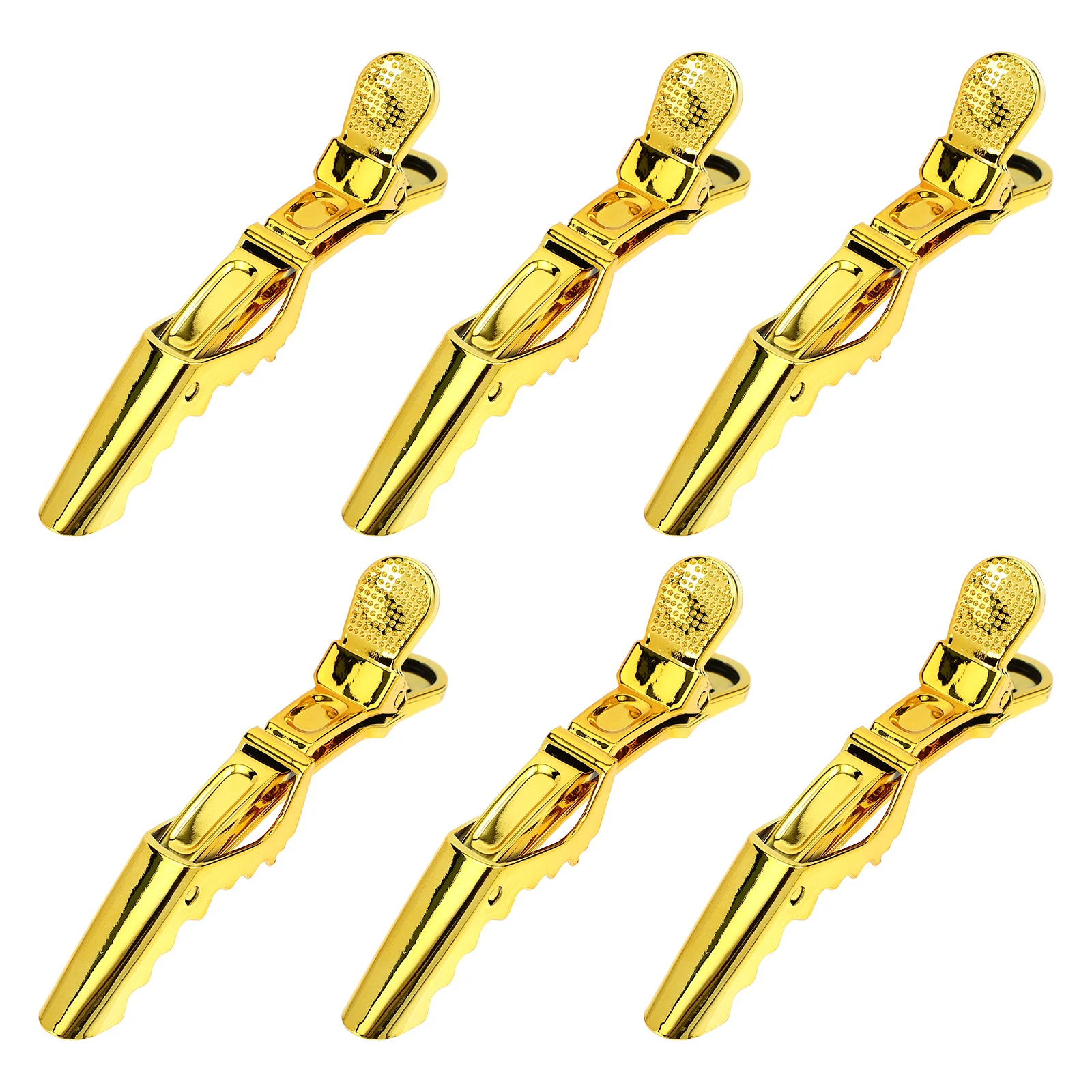 

6 шт., заколки для волос «Аллигатор»