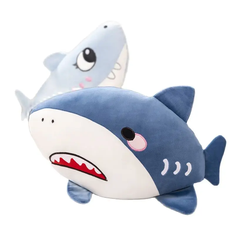 

Cartoon Ocean series Animal Shark Pillow Whale Fish Plush Toy Stuffed Soft Cushion Boys Girls Birthday Gift