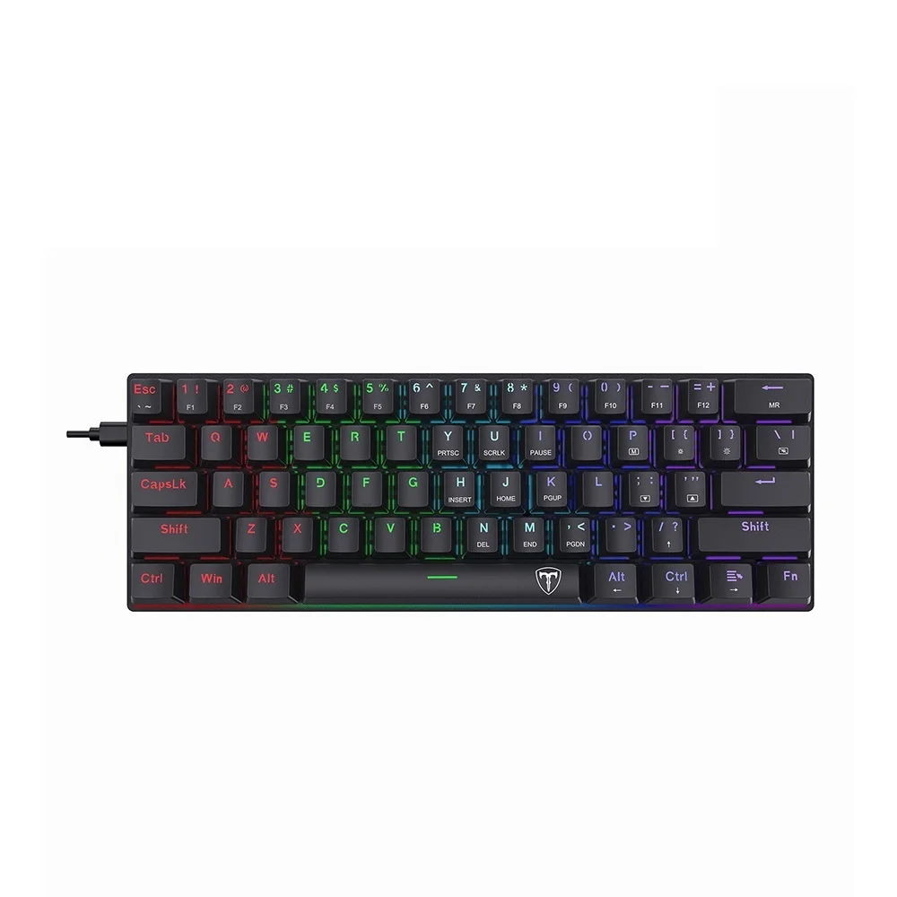 

New. VicTsing 60% 61 Key Mechanical Keyboard USB Wired LED Backlit Axis Gaming Mechanical Keyboard for Windows Mac PC Gamers