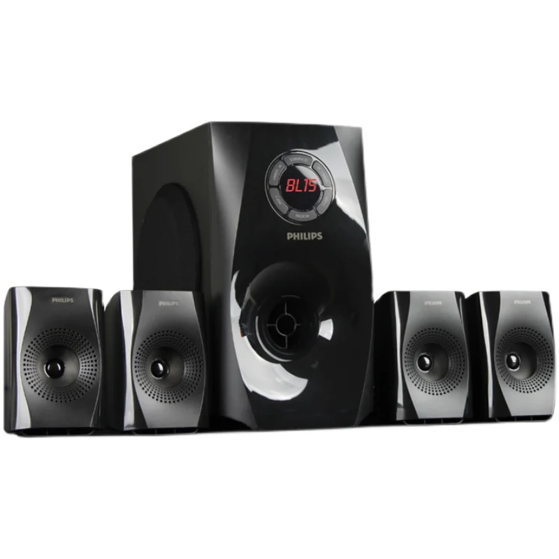 

4.1 Home Theater Speaker Featured Multimedia Bluetooth Audio Subwoofer Surround High-Power USB Audio HIFI 5.25 Inch Speaker