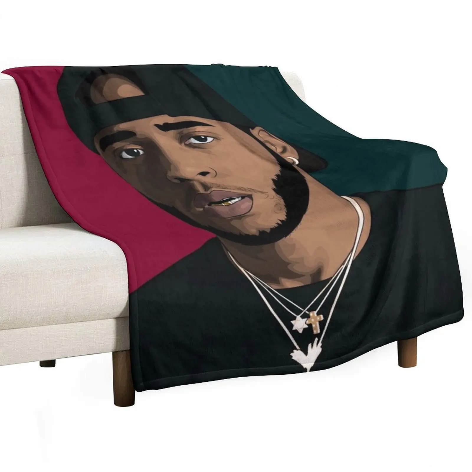 Летнее теплое одеяло 6LACK для дивана