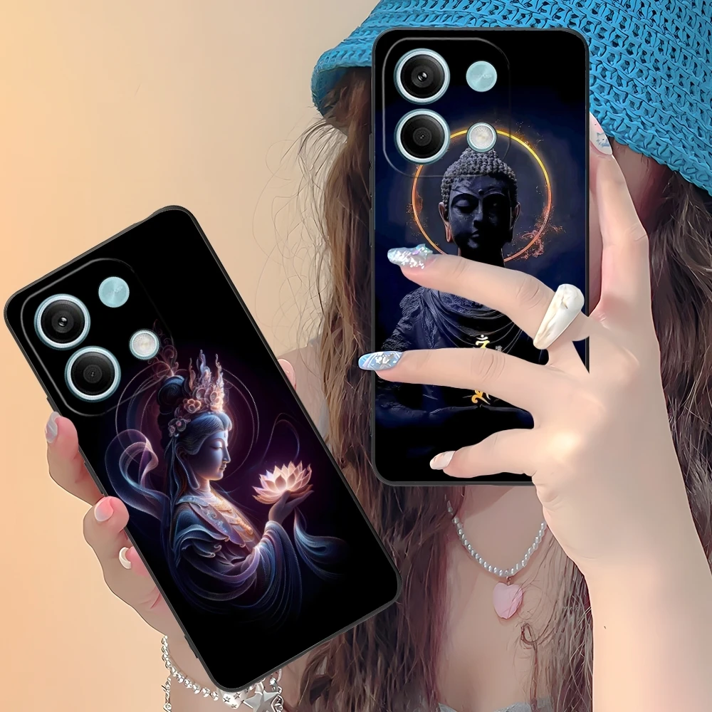 Чехол для мобильного смартфона Buddyism Xiaomi Redmi Note 13 12 11 10 9 8 7 6 S A Pro Lite Plus 5G черный чехол