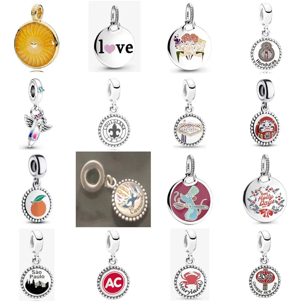 

Женский круглый кулон «сделай сам» из серебра 2021 пробы