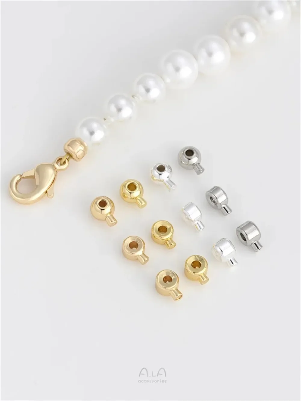 Упаковка из 14-каратного золота пряжка для позиционирования серебра 18 карат