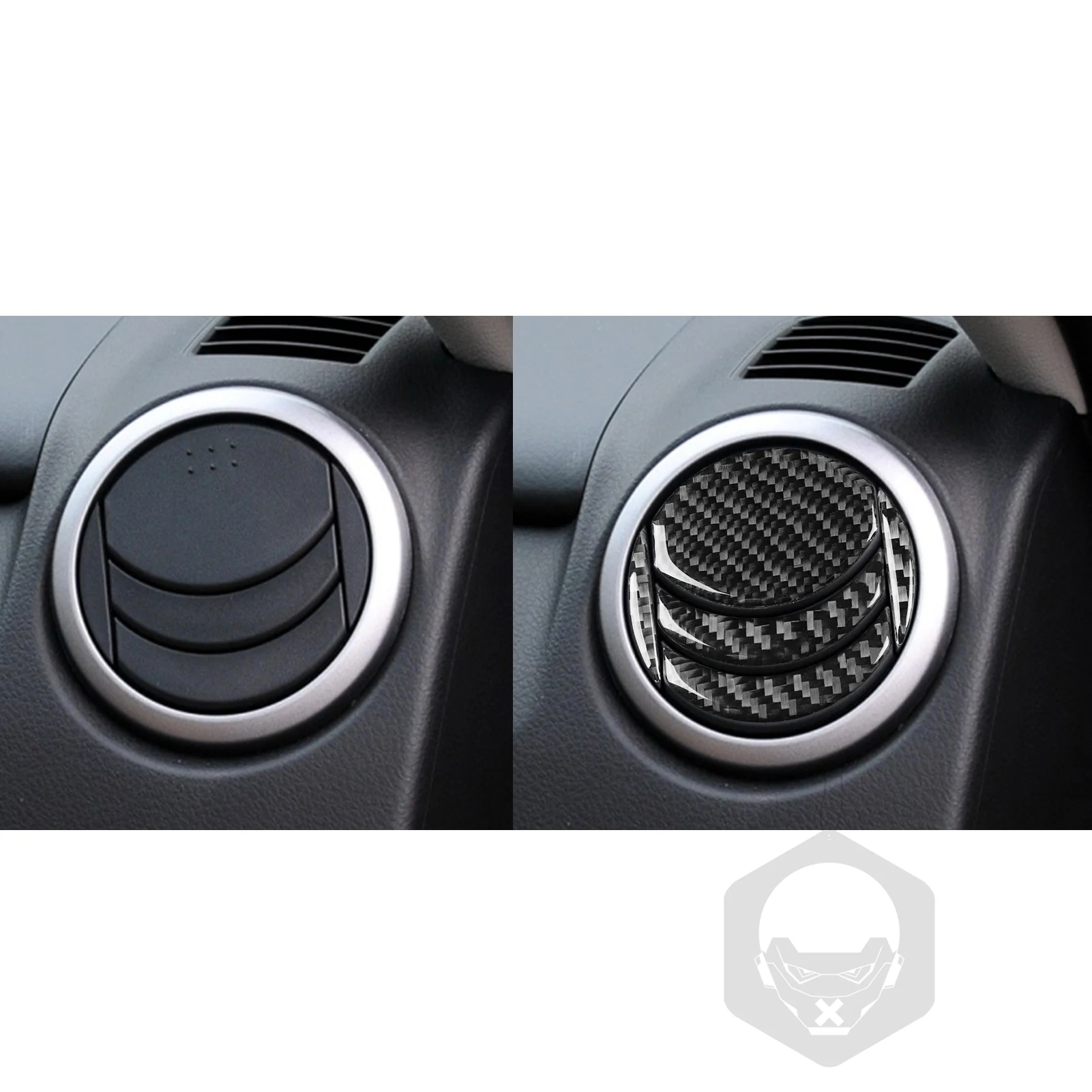 Для Suzuki Grand Vitara 2006-2013 автомобильные аксессуары из настоящего углеродного волокна