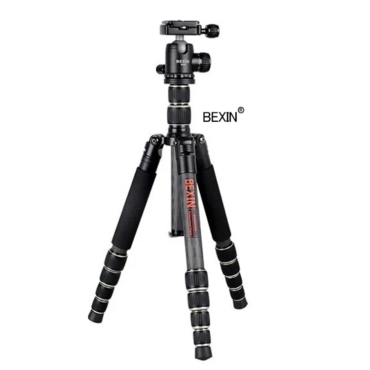 

Professional high quality BEXIN BX255C K30 Portable Carbon Fiber Tripod for Camera Dslr Tripod