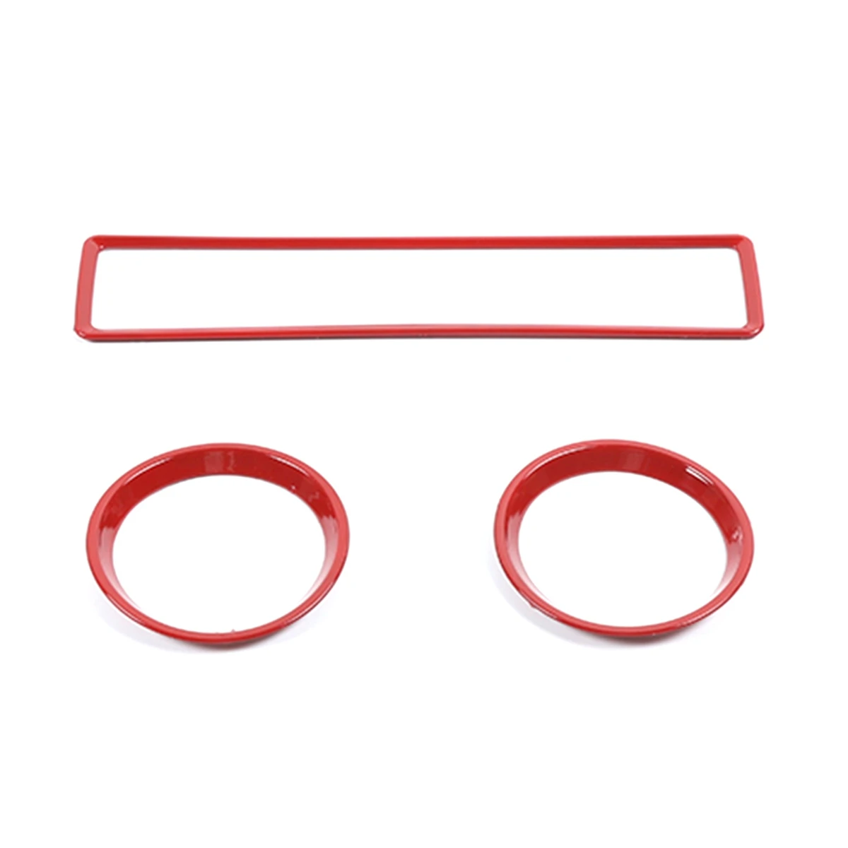 

Декоративная крышка для приборной панели, кондиционера, вентиляционного отверстия, аксессуары для интерьера Ford Mustang 2010-2014 (красный)