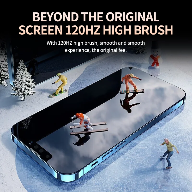 Фото Закаленное стекло для iPhone 14 13 12 11 Pro Max, Защитная пленка для iPhone 14 6 7 8 Plus X XR XS MAX, пленка для защиты экрана, 2 шт. №5