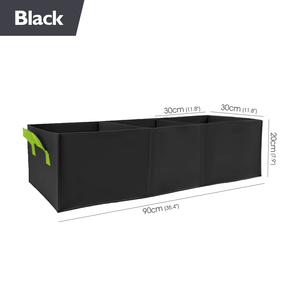 

Прямоугольные тканевые садовые горшки MUCIAKIE 3 сетки