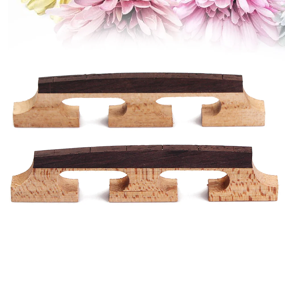 

2 PCS Banjo Bridge 5 String Banjo Bridge Replacement Banjo Burner Banjo Accessories Bridge Banjo Guitar Bridge Wood Banjo Bridge