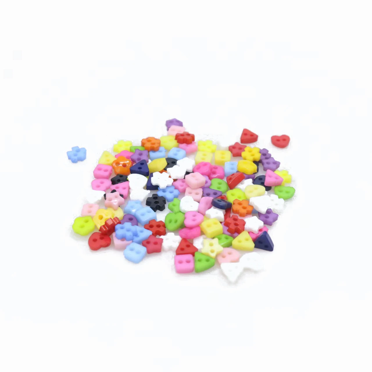 200 шт./партия, пуговицы из смолы, 6 мм