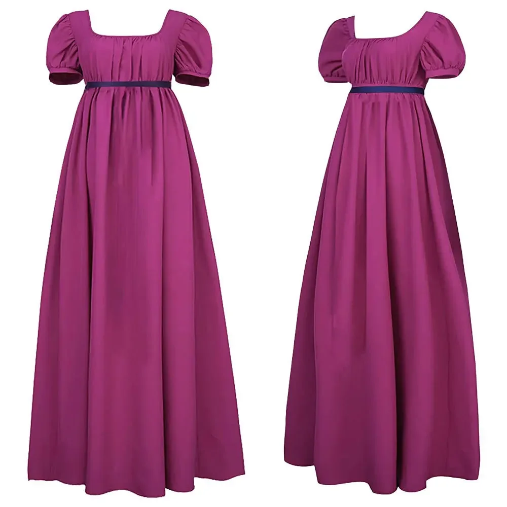 Средневековое винтажное викторианское платье с высокой талией бальное Джейн