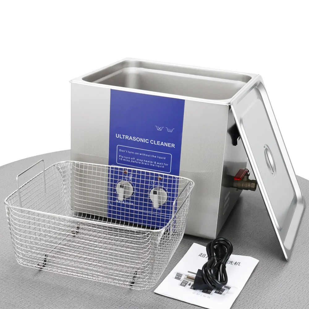 

11L 2.9Gal Ultrasonic Cleaner Cleaning Equipment Heater with Timer Jewelry Lab