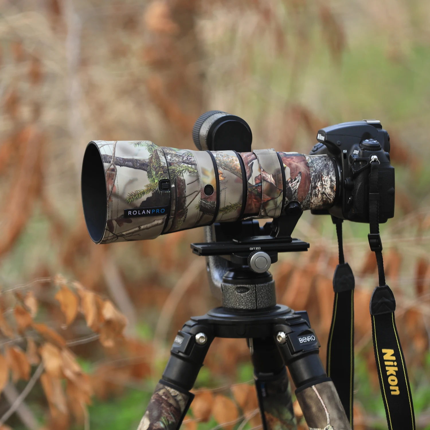 ROLANPRO нейлоновое водонепроницаемое камуфляжное покрытие для объектива Nikon AF-S 500