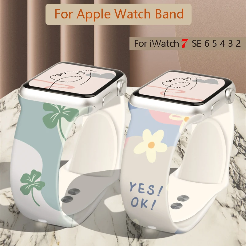 

Ремешок силиконовый для Apple Watch Band 44 мм 40 мм 41 мм 45 мм 38 мм 42 мм