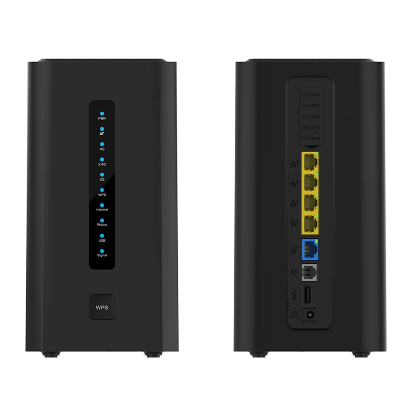 

2022 новый двухдиапазонный 4g мобильный wifi роутер порт rj45 RJ11 VOLTE 3600 Мбит/с