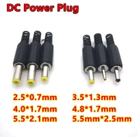 50pcs 5 52 5mm 2 50 7mm 3 51 3mm 4 01 7mm 4 81 7mm 5 52 1mm male jack dc power plug socket jack adapter adaptor connector