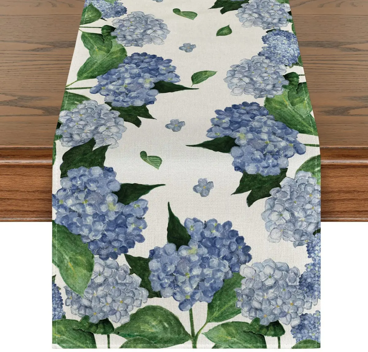 

Flower Table Runner, Summer Seasonal Anniversary Holiday Kitchen Dining Table Decoration for Indoor Outdoor Home Party Decor