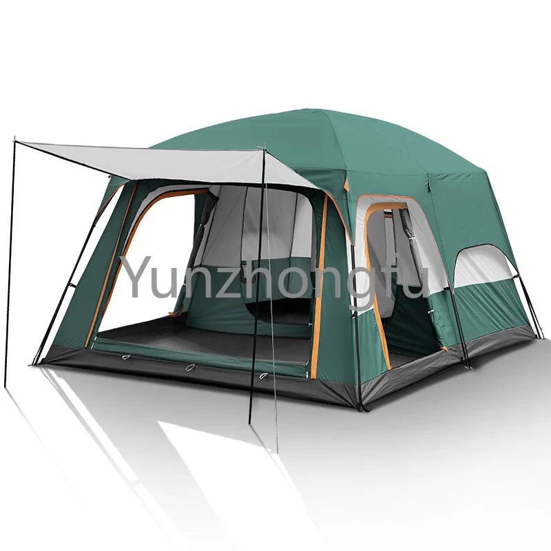 

Семейная туристическая палатка горячая Распродажа на 4-6 человек, большая роскошная ветрозащитная палатка для кемпинга