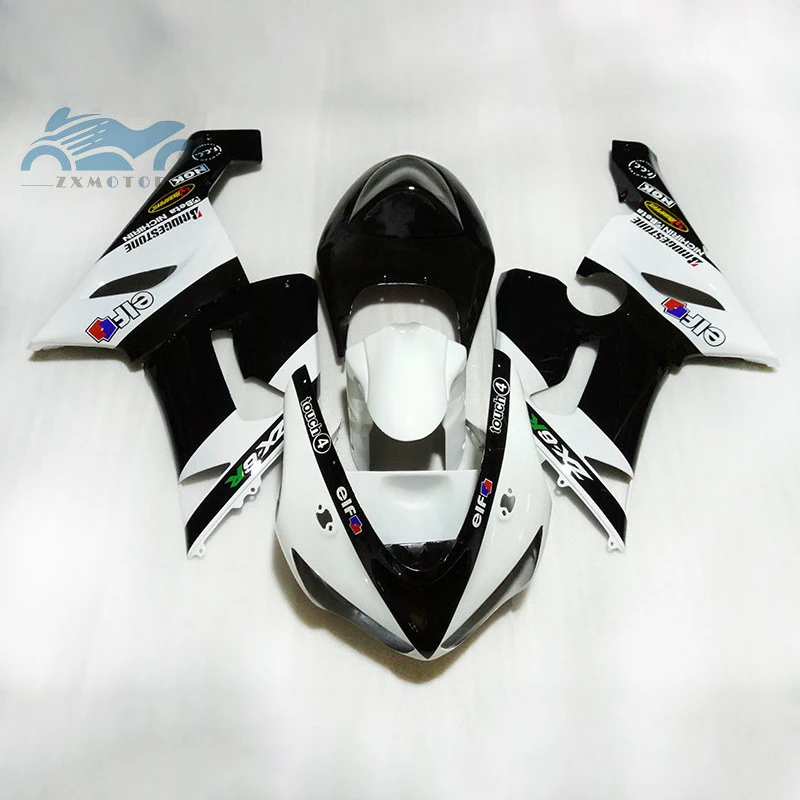 

Customized Motorcycle full set fairings kit for KAWASAKI Ninja ZX 6R 2005 2006 body fairing kits ZX6R ZX 636 05 06 white black