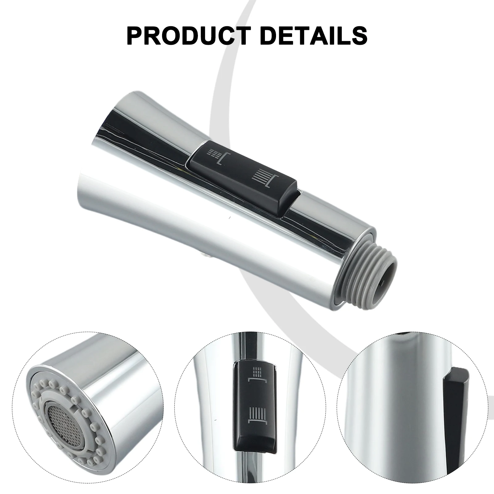 

Смеситель для кухонной раковины G1/2 'Выходная распылительная головка Поворот на 360 градусов аксессуары для ванной комнаты удлинитель сопла адаптер совершенно новый