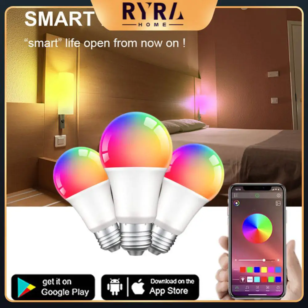 

Лампочка E27 с таймером для умного дома, светодиодная лампа с голосовым управлением, энергосберегающая, с поддержкой Alexa Google Home Zigbee Tuya
