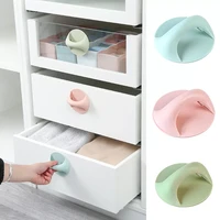 self adhesive seamless door handle round sticky handle for cupboards window drawers wardrobe handles balcony glass sliding