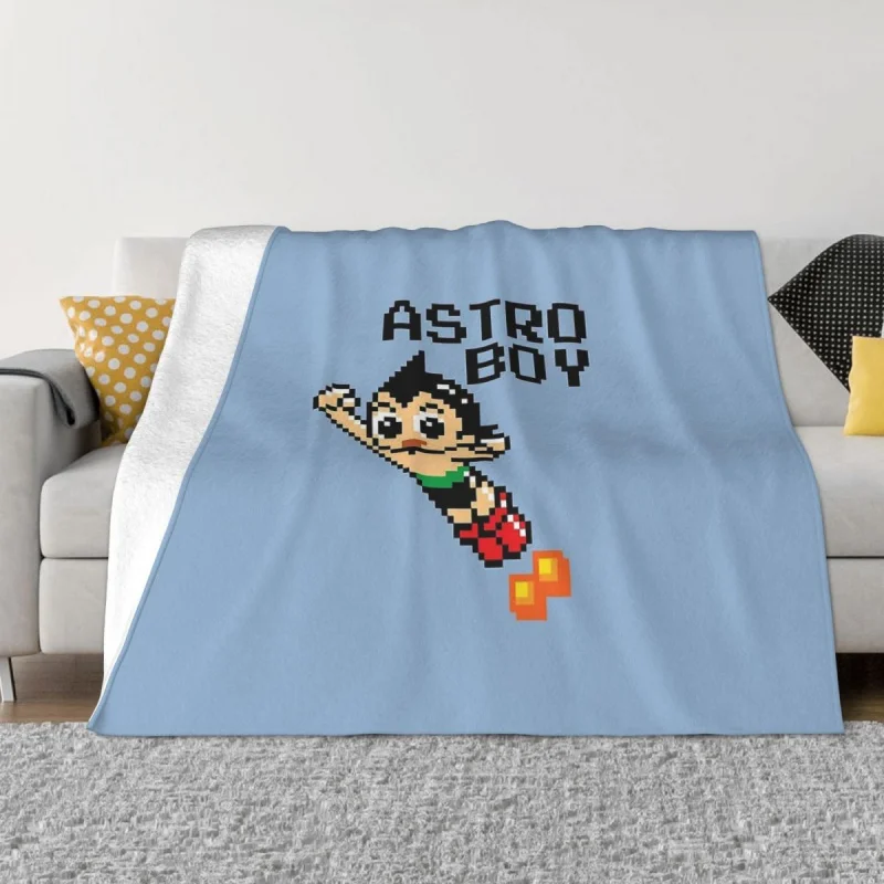

AtomBlanketFlannelPixellatedCharacterCozySoftFLeeceBedspread
