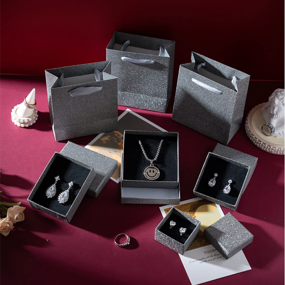 

24 шт. объемная стандартная упаковка чехол картонное бумажное ожерелье свадебное украшение органайзер для хранения подарков