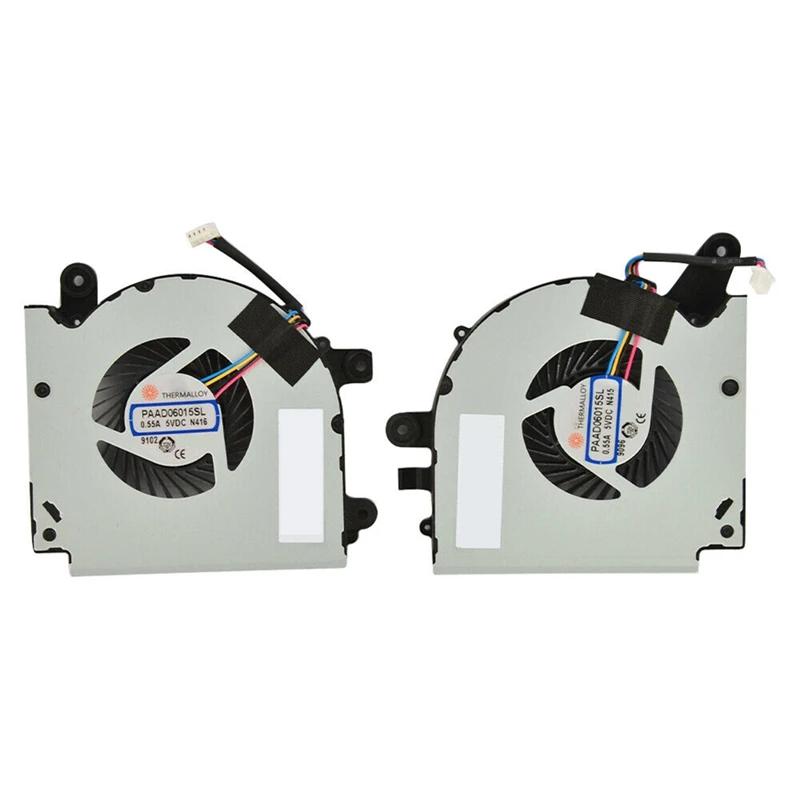 

CPU+GPU Cooling Fan Parts Accessories For MSI GF75 Thin 8RC 8RD 9SC 9SD PAAD06015SL N415 N416