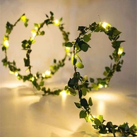led string lights tiny leaf fairy lights warm white garland for indoor outdoor home christmas wedding party garden decoration