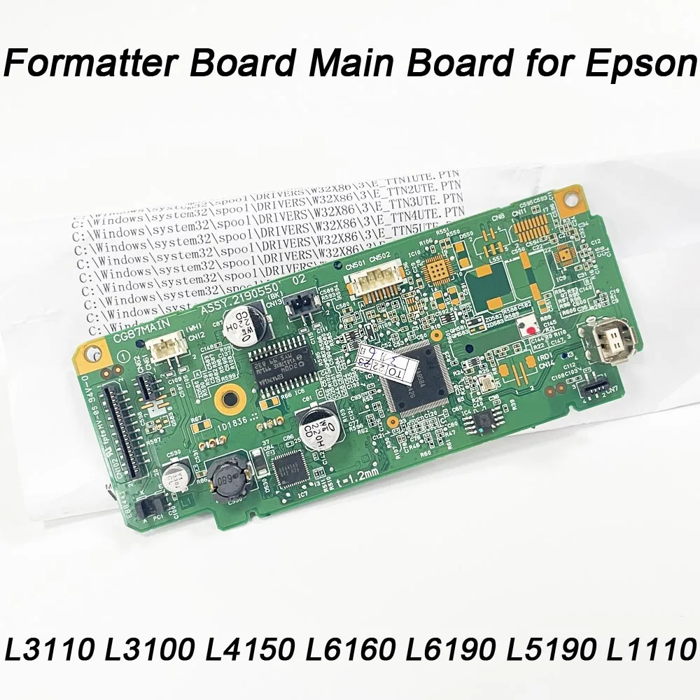 Материнская плата для принтера Epson L4150 L6160 L6170 6171 L5190 L6190 L3110 L3100 L4160 L1110 L3150