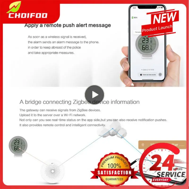 

1/2/3PCS Smart Temperature And Humidity Sensor Diy Remote Monitoring For Seedling Fermentation Reptile Breeding Tuya Zigbee Tuya