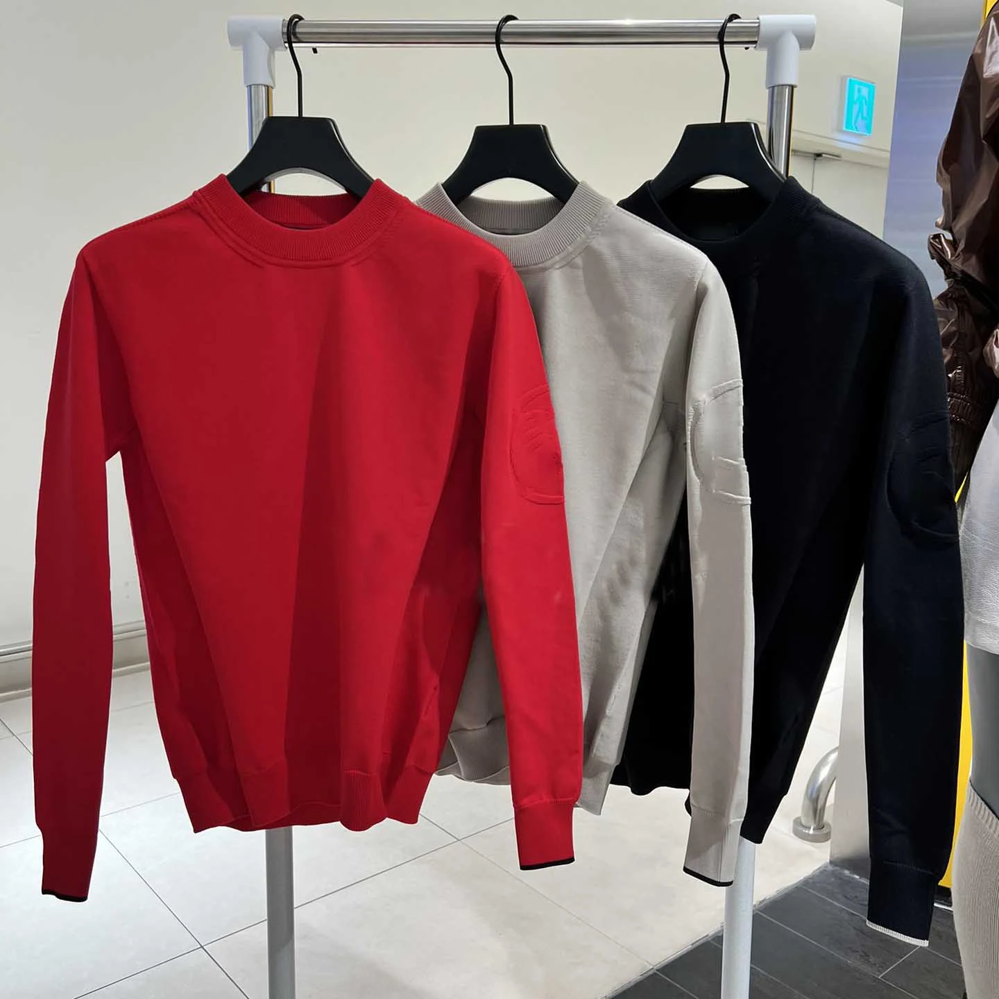 G01 Осенняя мужская одежда для гольфа вязаная рубашка с длинными рукавами