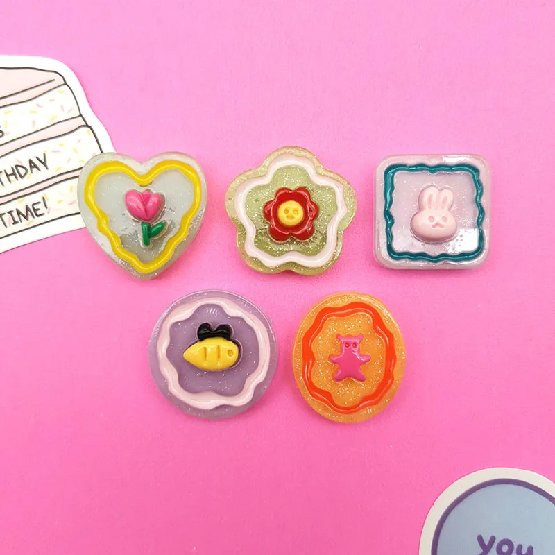 

10pcs Mini Kawaii Cartoon Fruit Cherry Resin Flat Back Cabochons Scrapbook Diy Party Hairpin Accessories Home Decoration Craft